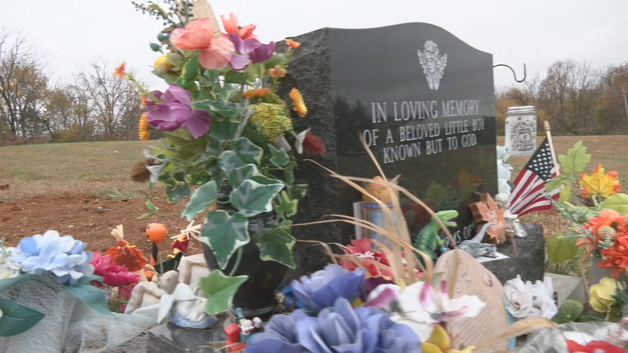 Gravesite of boy found in suitcase